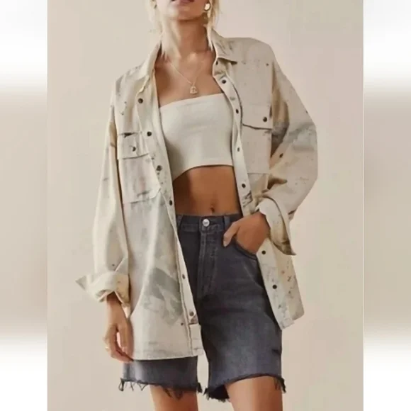 Citizens Of Humanity Grayish-black Hi-Waist Button Fly Jean Shorts Size 32! NWT! - Picture 1 of 16